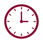 clock indicating emails are time stamped